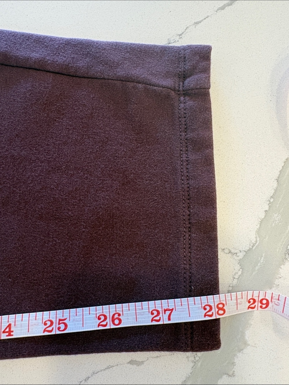 Barefoot Dreams Cozy Straight Leg Lounge Pants ~ Size Large Tall ~ Burgundy - Picture 8 of 9